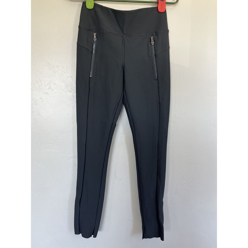 Athleta Women Stellar Tight Leggings Pants Charcoal Gray High Rise Size XS